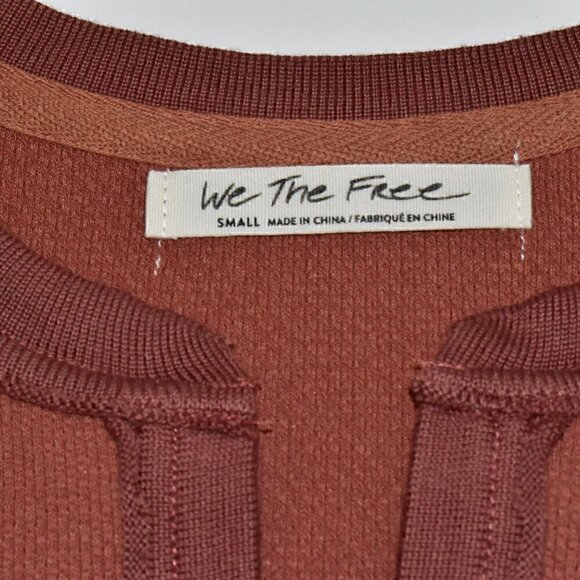 Free People We The Free Mikah Layering Cuff Long Sleeve Top Shirt Size S - Picture 7 of 15
